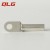 Import copper cable lug tin plated crimped long barrel wire connector terminal lug DT from China