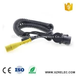 Copper conductor pvc insulated multi core flexible power spiral cable