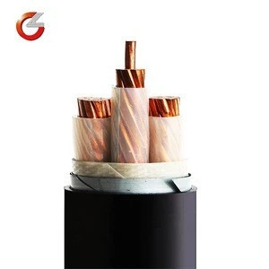 Copper conductor XLPE insulation steel wire Armored PE sheath power cable/ Underground   power cable for power supply system