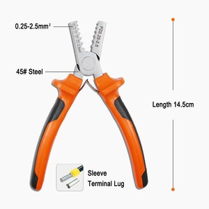 Cord end sleeve crimper tools PZ0.25-2.5 crimping plier for wire end ferrule 1 buyer