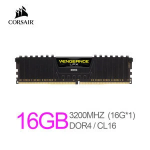 Corsair Vengeance LPX 16GB (1 X 16GB) DDR4 3200 (PC4-25600) C16 1.35V Desktop Memory  Black