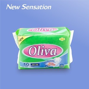 cotton tampon sanitary pad with wings JS086