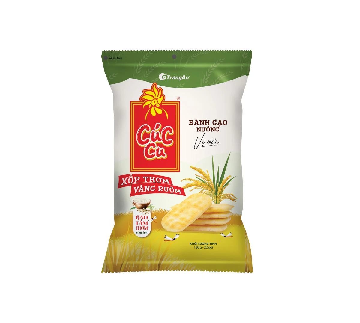 Crispy Salty Rice Cracker From Jasmine Rice Natural Roasted Rice Flavor