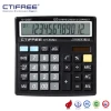 CTIFREE Customized Logo Trade Assurance 12 digits check correct scientific calculator with good looking ct-555n