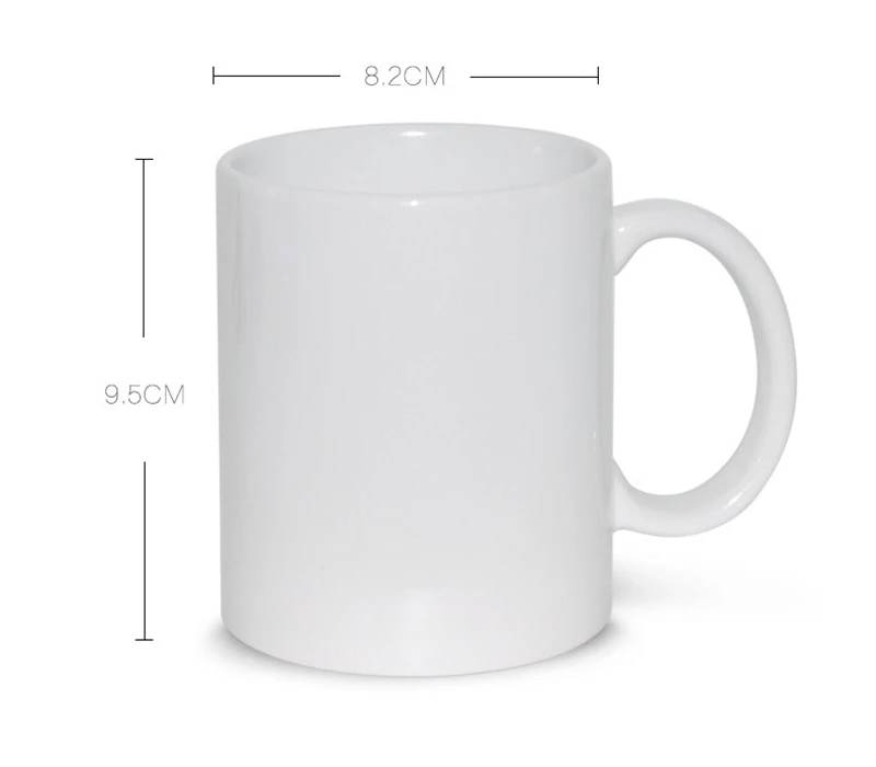 Custom 11oz white sublimation blanks ceramic mug coffee mug supplier