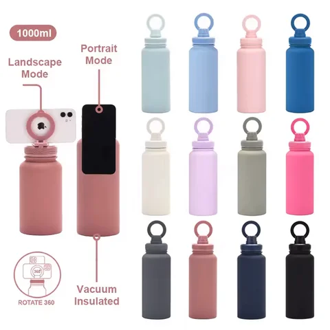 Buy Custom 1l 640ml Double Wall Vacuum Flasks Insulated Stainless Steel ...