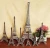 Import Custom 3D Gifts  Metal  Large Pairs Eiffel Tower Miniature Model Decoration Souvenir Stand Design Zinc Alloy Craft from China