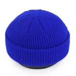 Custom Basic Pom embroidered winter hat knitted beanie pom poms knitted beanie hat custom logo