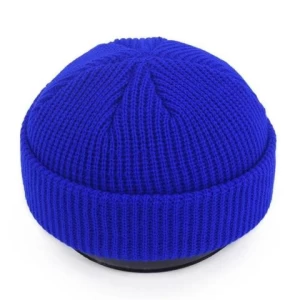 Custom Basic Pom embroidered winter hat knitted beanie pom poms knitted beanie hat custom logo