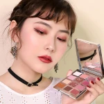Custom brand cosmetics matte and shinning pigmented eye shadow palette