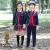 Import Custom Cheap Long Sleeve Coat Children Primary School Uniforms Design With Pictures from China