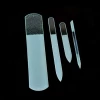 Custom Color and Design Premium Glass Nail File Glass Foot File Glass Cuticle Pusher Set Manicure and Pedicure Set