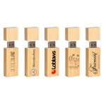 Custom corporate gift rectangular shape usb pen drive USB 2.0 3.0 2gb 4gb 8gb 16gb 32gb 64gb wood usb flash drive