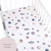 Custom cotton mattress fitted cover for baby cot