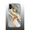 Custom design hard PC water transfer golden bar glossy phone case with gold metal strip RF marble phone case for iPhone 11Pro