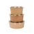Import Custom Disposable Biodegradable Takeaway Hot Food Salad Soup Noodle Rice Brown Kraft Paper Bowl with Lid from China