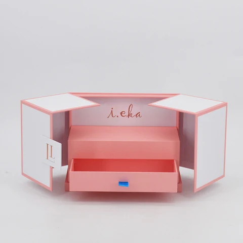Buy Custom Double Open Slide Out Match Drawer Cardboard Paper Gift ...