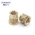 Import Custom embedded plastic hot melt nut M6 pre-embedded brass insert nut stainless steel knurled injection nut from China