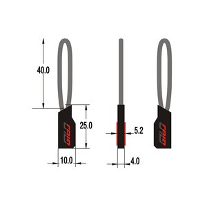 Custom engraved zipper pull cord head high quality zipper slider puller