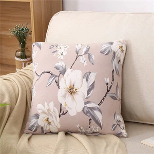 custom flower pattern print sublimation pillow case