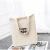 Import Custom large plain summer travel cotton portable beach tote bags print canvas shopping bag from China
