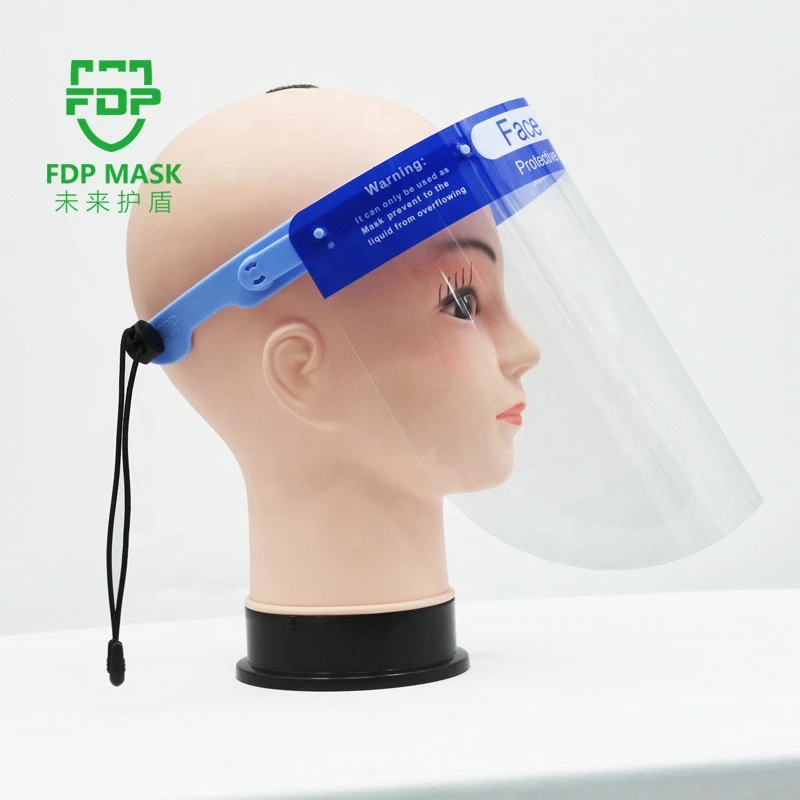 Custom Logo Plastic Anti Fog Visor Wholesale safty HD glass Face Shield frame