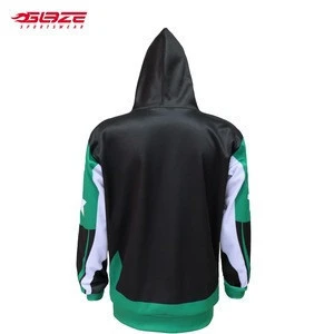 Custom-made fitness over sized blank 3d printing lace hoodies men