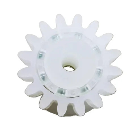 custom oem PVDF Anti-Corrosion Plastic Deep Groove Ball Bearing gear wheel With Gear for conveyor