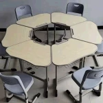 Custom or Standard Factory Price Oxford School Furniture Desk and Chair