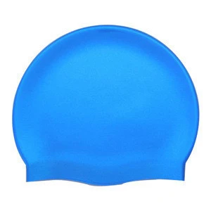 custom printed Promotional adult silicone swim cap