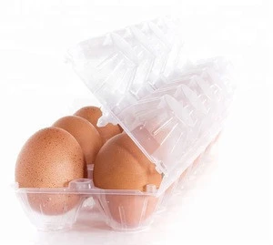 Custom PVC Egg Tray Plastic Clamshell Egg Packaging Tray