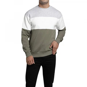 Custom two colors cotton men hoodies & sweatshirts with hood /wholesale printed hoodies