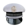 custom white military uniform hat army captains hats airline pilot cap