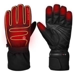 Custom Winter Outdoor Sports Heated Gloves Rechargeable Heated Gloves for Fishing Hunting Motorcycle Cycling Ski
