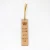 Customizable tassel wrap natural bamboo and wood bookmarks as graduation gifts