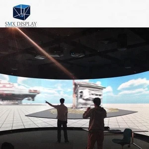 Customized 180 Degree Curved Projection Screen Simulation Projector Screen