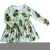 Customized Baby Girls Dress Designs Animal Prints Aqua Tulle Dress Long Sleeves Winter Kids Frock Dress