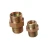 Import Customized Brass Male Thread Pipe Fittings Metal Thread Nipple Pipe Connector from China