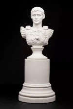 Customized Indoor  Marble Bust Statue Custom Stone Carving Decoration