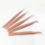 Import Customized logo 8 pieces high quality rose gold eyelash extension tweezers from China
