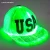 Import Customized logo luminous caps led light up caps fiber optic party hat from China