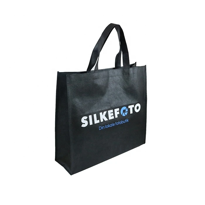 Customized logo non woven shopping tote bag customized size non woven grocery bag