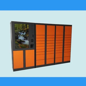 Customized public post intelligent Parcel delivery locker with touch screen