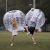Import Customized TPU / PVC Body Zorb Bumper Ball Suit Inflatable Bubble Football Soccer Ball With Colored Dots bumper ball for sale from China