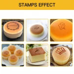 Customized wholesale bread cake soap box embossing tools processing stamps