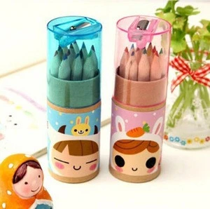 Cute color pencil set for kids 12pcs