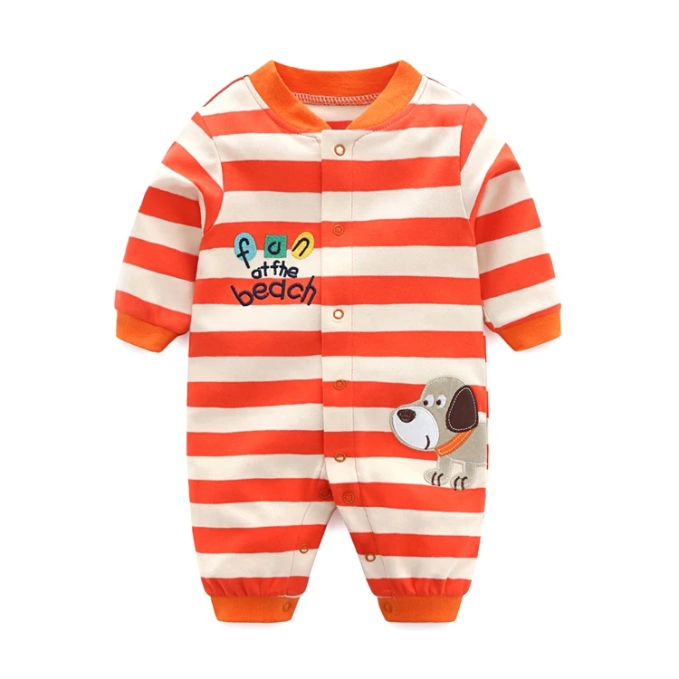 Cute Pattern Baby Jumpsuit Casual Style Toddler Clothing Girl Unisex Baby Clothing Manufacturer