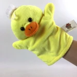 Cute stuffed animal names duck push puppet