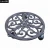 Import Decorative antique metal trays cast iron flower pot trays from China