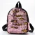 Import Designer Glitter Sequin Backpack Student Custom School Bag Mini Travel bag for girls from China